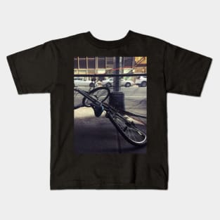 Bike, Manhattan, New York City Kids T-Shirt